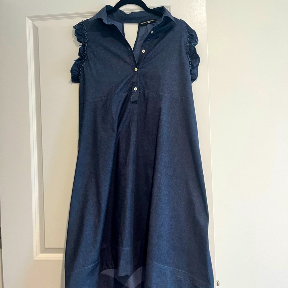 Pietro Brunelli Indigo Denim maternity Dress